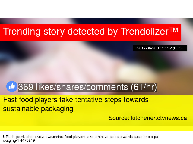 Fast Food Players Take Tentative Steps Towards Sustainable Packaging